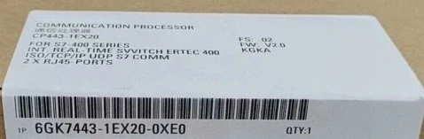 

Brand New Original 6GK7443-1EX20-0XE0 Communications Processor CP 443-1 S7-400 6AG1443-1EX20-4XE Fast delivery