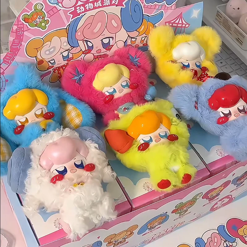 

Серия Jokki Animal City Party: Слепая коробка-сюрприз с виниловыми плюшевыми подвесками Jokki, милые животные, куклы-брелоки, загадочная коробка-сюрприз, игрушка-сюрприз