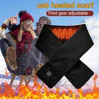 Smart Electric Heated Scarf Neck Wrap Winter Neck Warmer 3 Gear Adjustment Scarf For Cycling Ski Camping