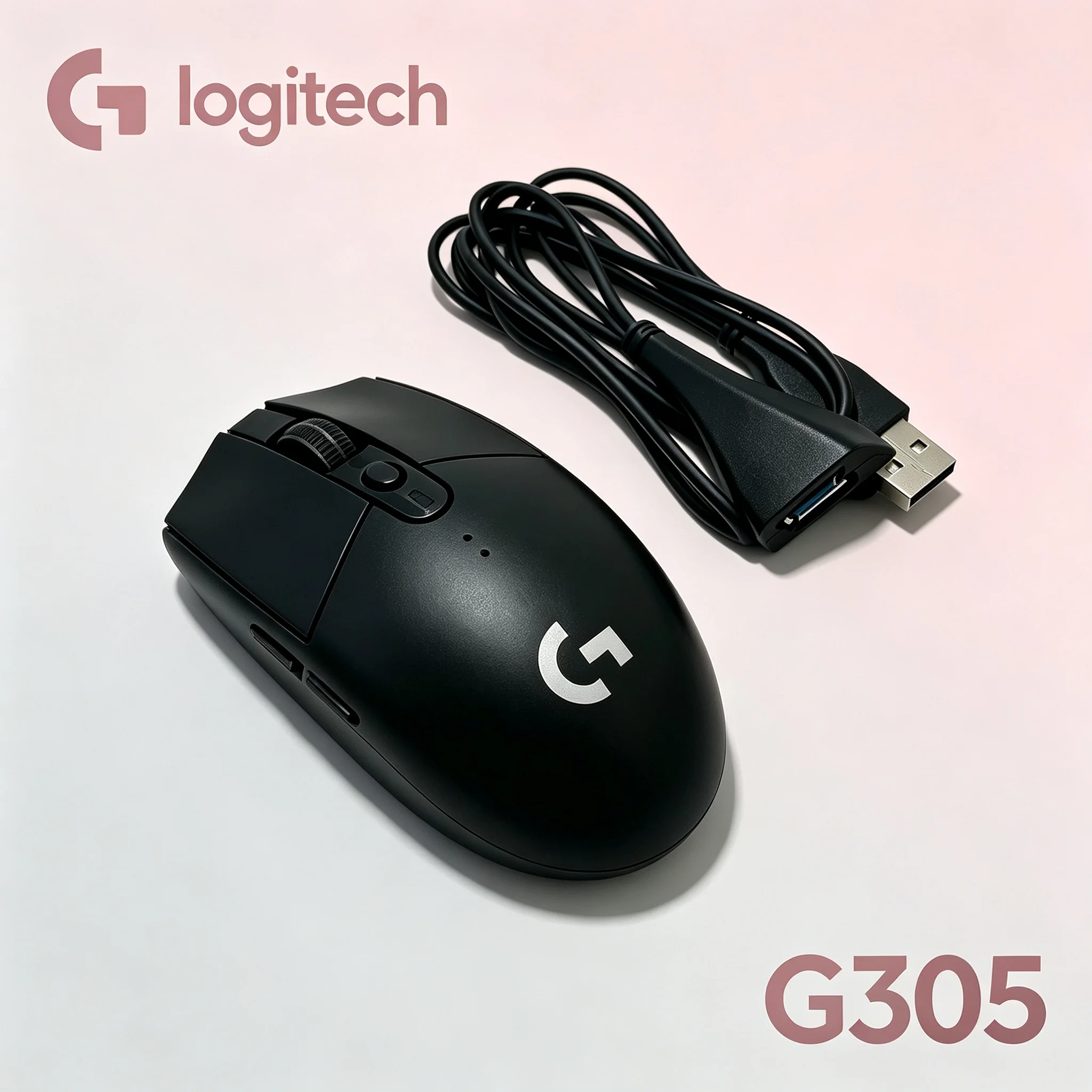 Logitech G305 LIGHTSPEED Wireless Esports Mouse For Gaming Enthusiasts, USB Extension Cable Included For Reliable Wireless Perfo