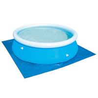 PE Woven Swimming Pool Cover Effective Dust and Leaf Prevention for Pools Fits 183cm/244cm with Secure Drawstring