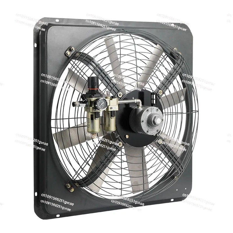 Factory Direct Sales Wall Type Pneumatic Fan Air Motor Drive Dual-purpose Type