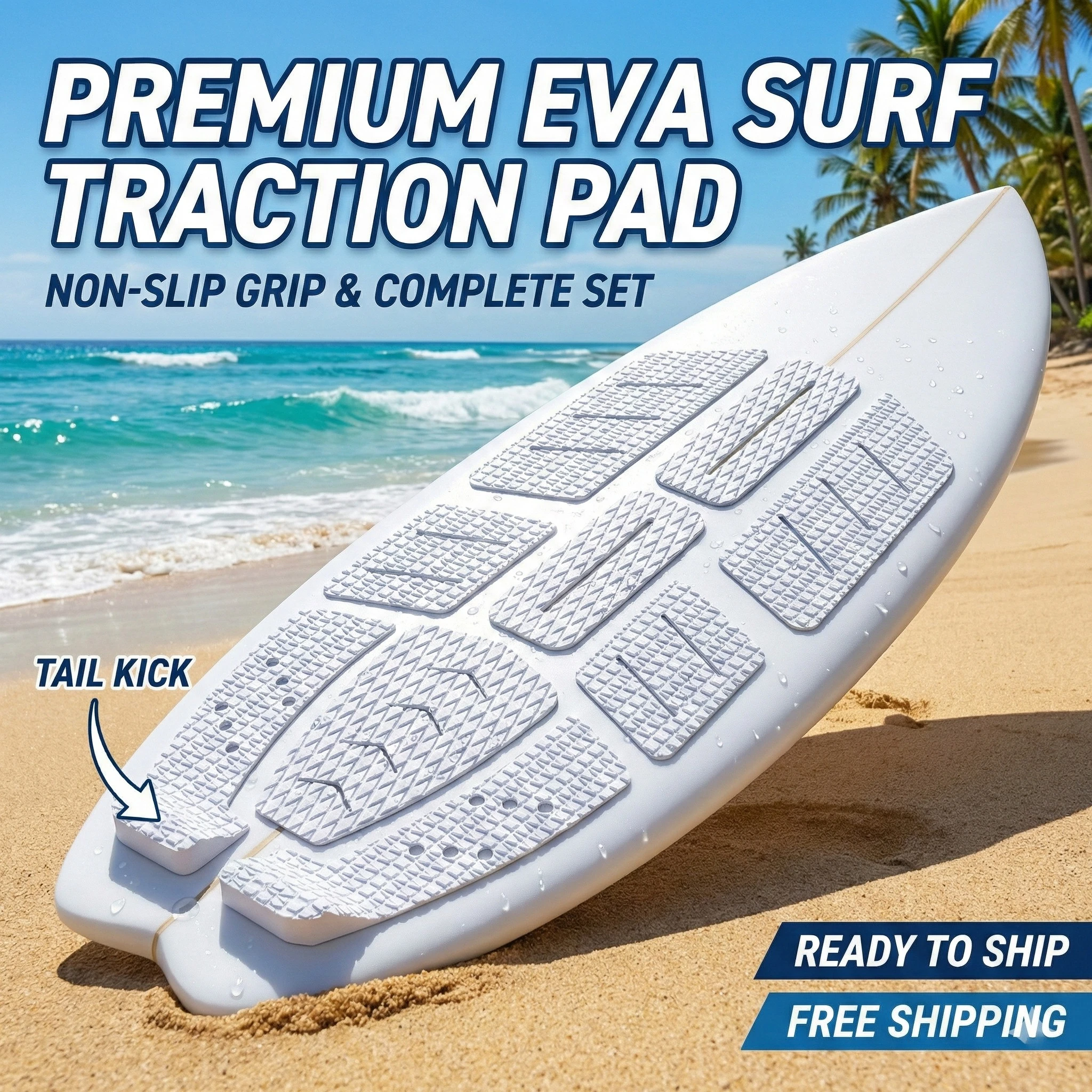 9 pçs almofada de tração para prancha de surf diamante eva espuma prancha de surf auto-adesivo almofada de tração antiderrapante prancha de aderência almofada cauda pontapé conjunto