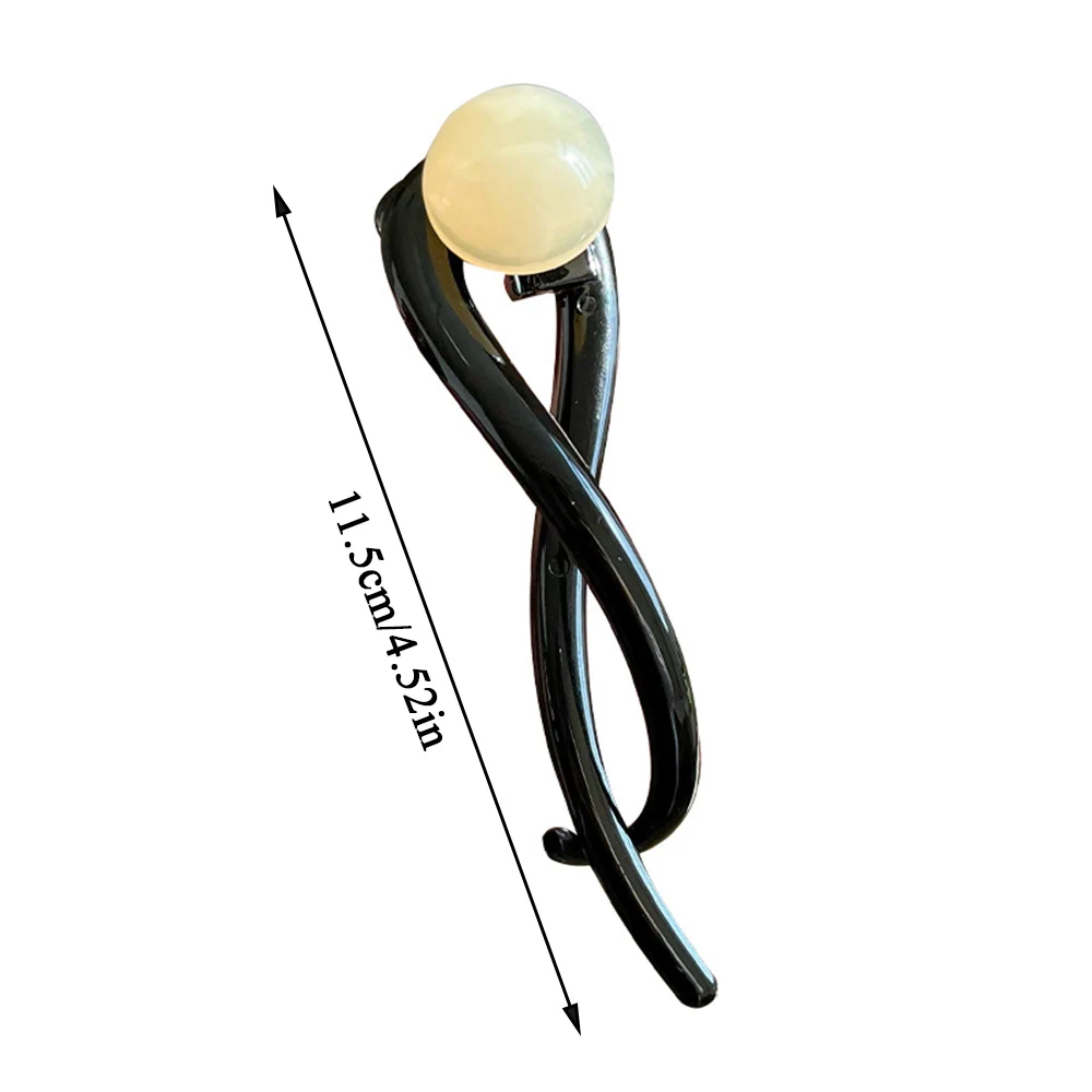 Korean Hair Clips For Women Elegant Back Hairpins For Girls Hair Accessories Vintage Barrettes Ponytail Clip Lady Hair Claws image 6