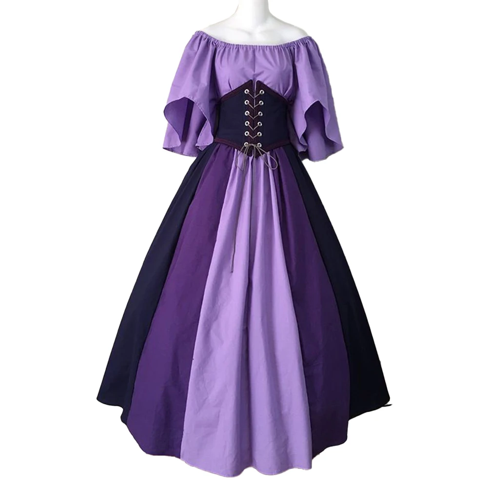 Gothic Women Dress in Vintage Style Featuring Long Sleeves and Distinctive Details Ideal for Special Occasions
