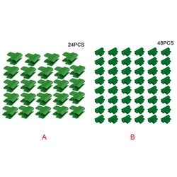 Gewächshaus Film klemmen Reihen abdeckung Reifen clips Pfähle Rohr 48 Stück