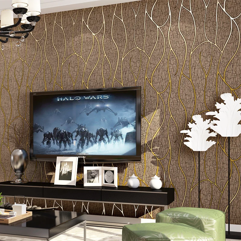 Imitation Deerskin Non-woven Wallpaper papel de parede 3D Wallpaper For Bedroom Living Room Luxury Home Decoration Wallpaper