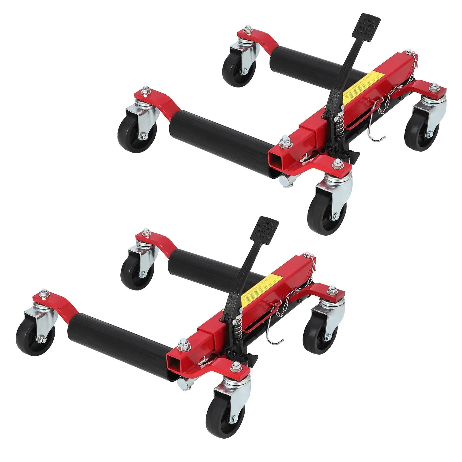 

Car Wheel Dolly Jack Set Of 2/4, 1500LBS Capacity Hydraulic Jack With Non-Slip Pedal & Rollers For Auto Repair, Tire Change