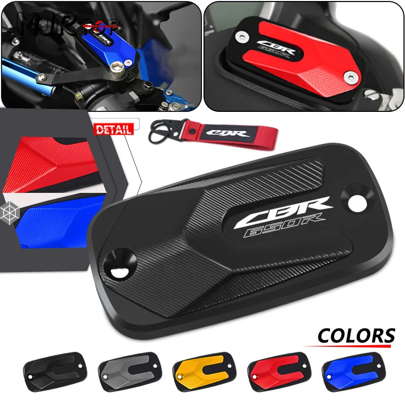 For CBR650R 19-24 CBR650F 14-24 Motorcycle CNC Front Brake Clutch Fluid Reservoir Cap Oil Cup Cover cbr650r cbr650f