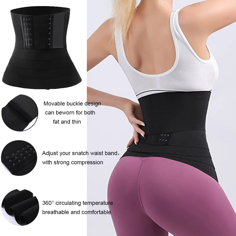 Snatch Me Up Bandage Shapewear Belt Tummy Wrap Trimmer Slim Loss Stomach Waist Wrap Hook Breasted Belt Waist Trainer Bodi Shaper