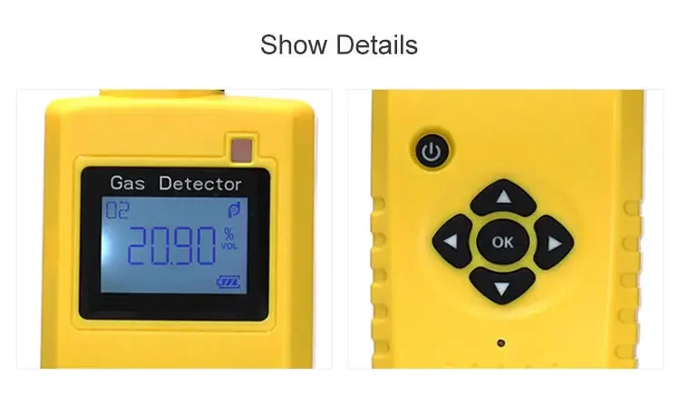 Portable Automotive Co Carbon Monoxide Exhaust Gas Analyzer For Measuring Flue Gases