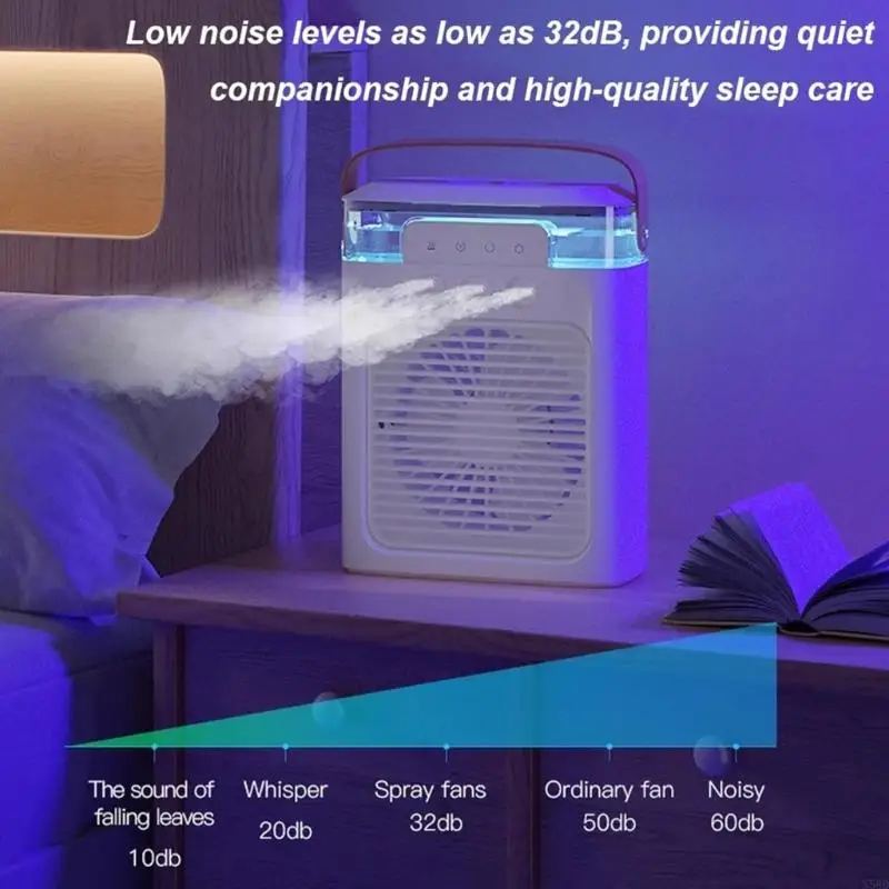 

Перезаряжаемая 3 сопла настольного настольного настольного воздушного охлаждения.