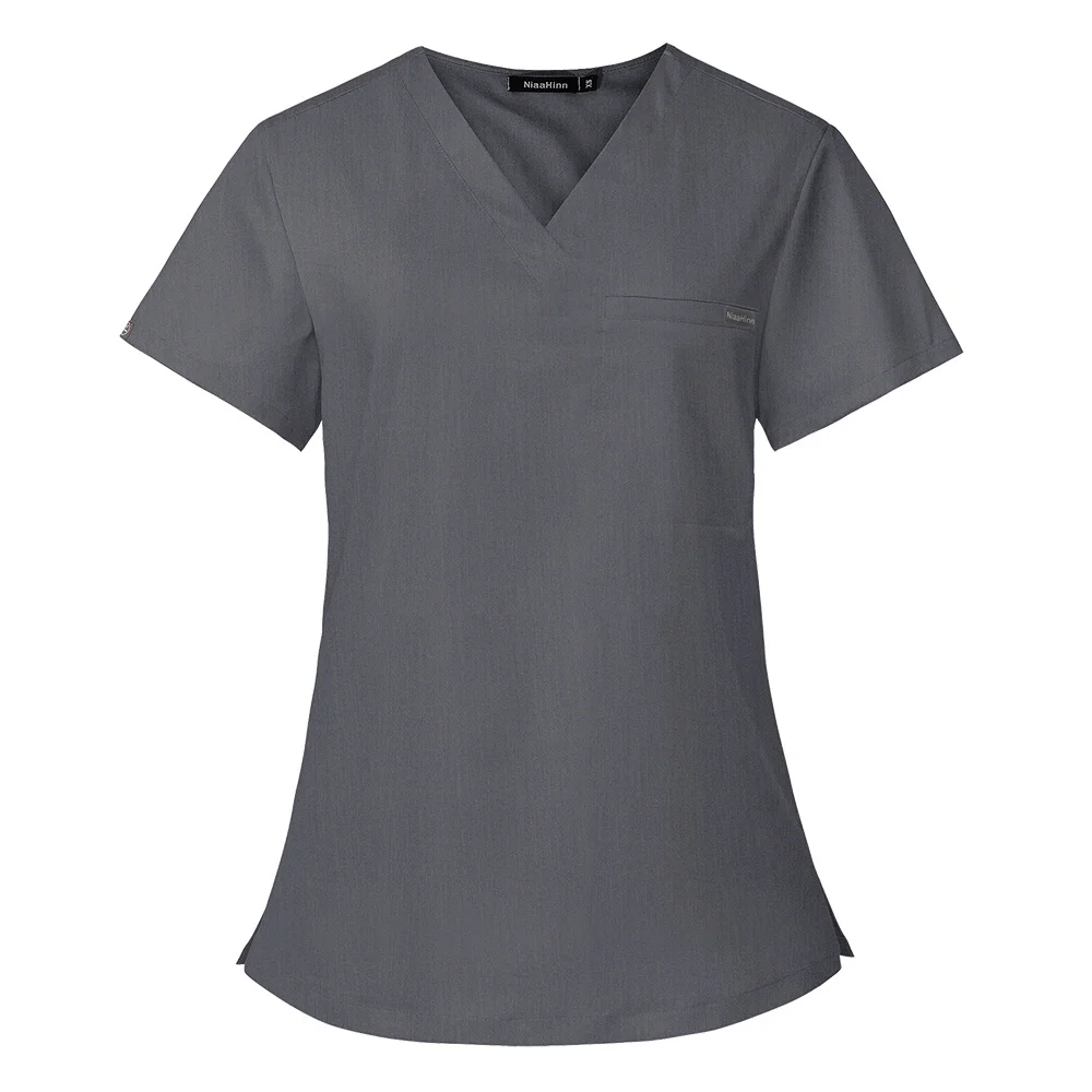 Zahnarzt Overalls Scrubs Tops Medizinische Uniform Frauen Männer Krankenschwester Zubehör Klinische Uniform Zahnarzt Bluse Tierarzt Spa Outwear Shirts