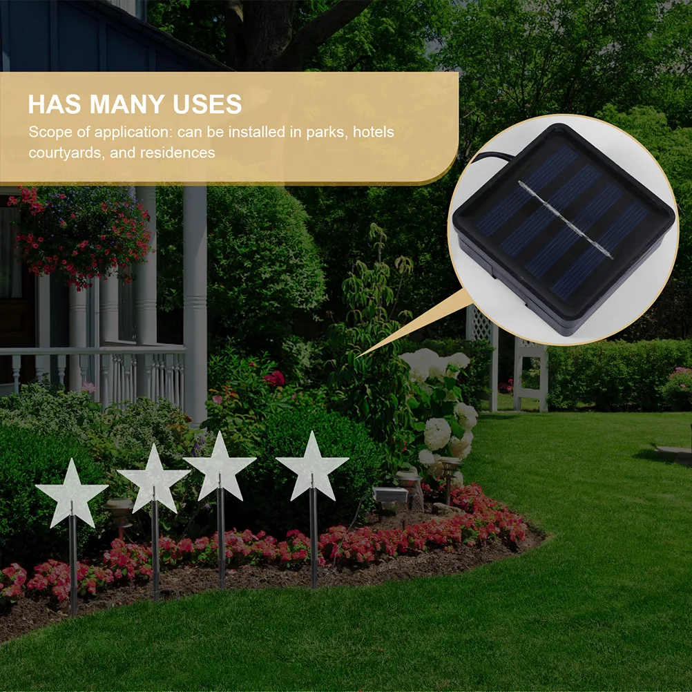 

Solar Christmas Lights Garden Ground Insert Yard Lamp Outside Waterproof Outdoor