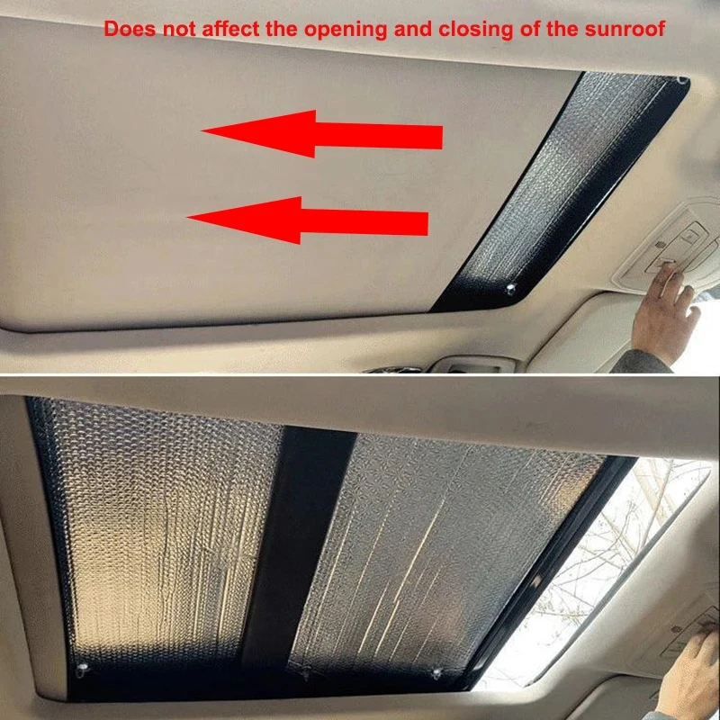 Car Skylight Sunshades For Nissan Murano 2015-2024 Sunscreen Roof Sun Visor Curtain Covers Anti-UV Heat Insulation Accessories