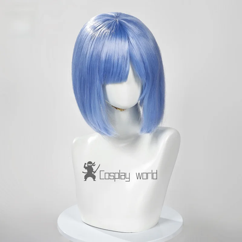 

Парик Re:Life Rem, синие разноцветные парики для косплея для женщин, аниме-парик, термостойкие синтетические волосы на Хэллоуин