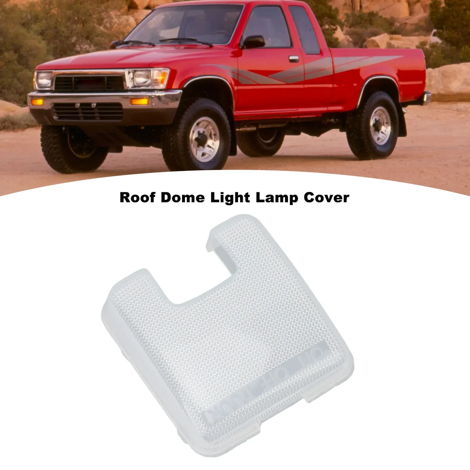 Roof Dome Light Lamp Cover 87834 89104 Interior Dome Light Lens for  Pickup 1989 1990 1991 1992 1993 1994 1995