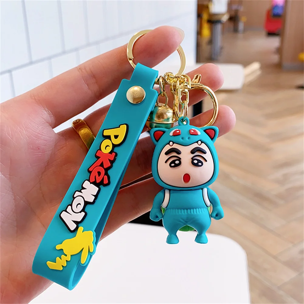 Transform into a cartoon keychain figurine, car backpack pendant, hanging decoration, doll, and small gift