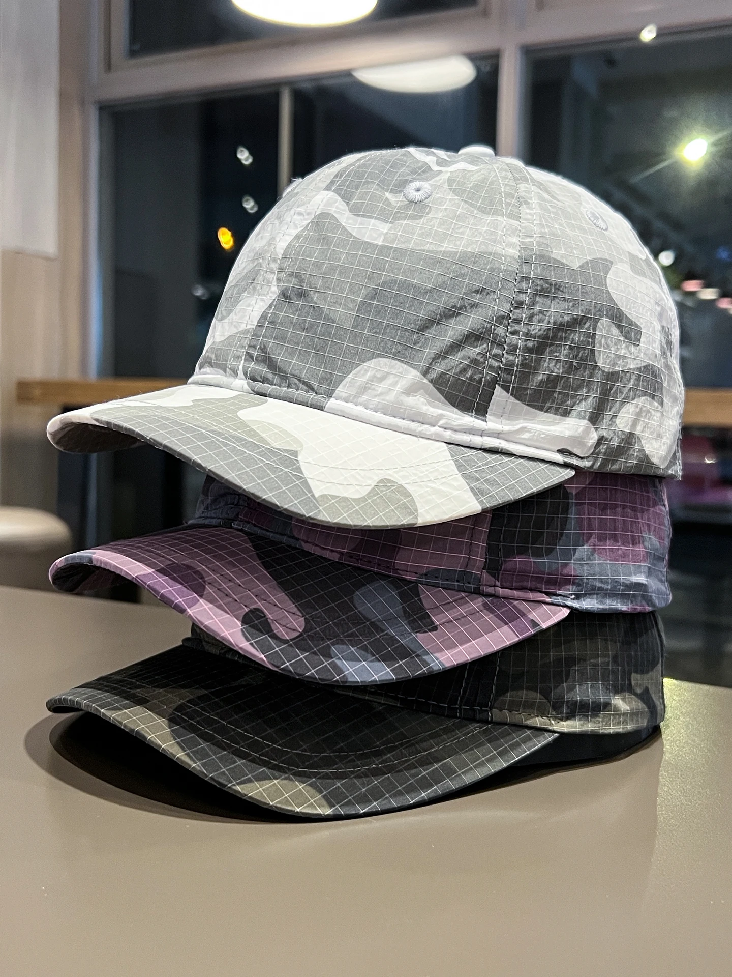 

Summer thin breathable quick-drying short-brimmed hat men's and women's sunshade cap outdoor tooling baseball cap