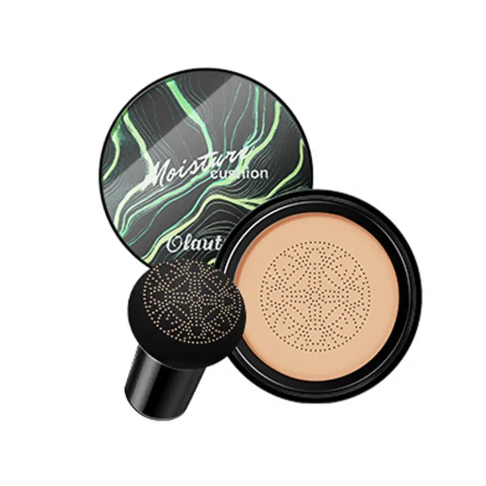 Bb cc creme rosto fundação corretivo almofada cogumelo cosméticos iluminando maquiagem iluminar base tom à prova dwaterproof água h7u2