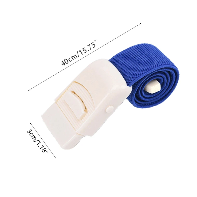 Multicolor Tourniquet Band Elastic Belt Emergency Adjustable Hemostatic Blood First Aid Strap with Quick Release Buckle for