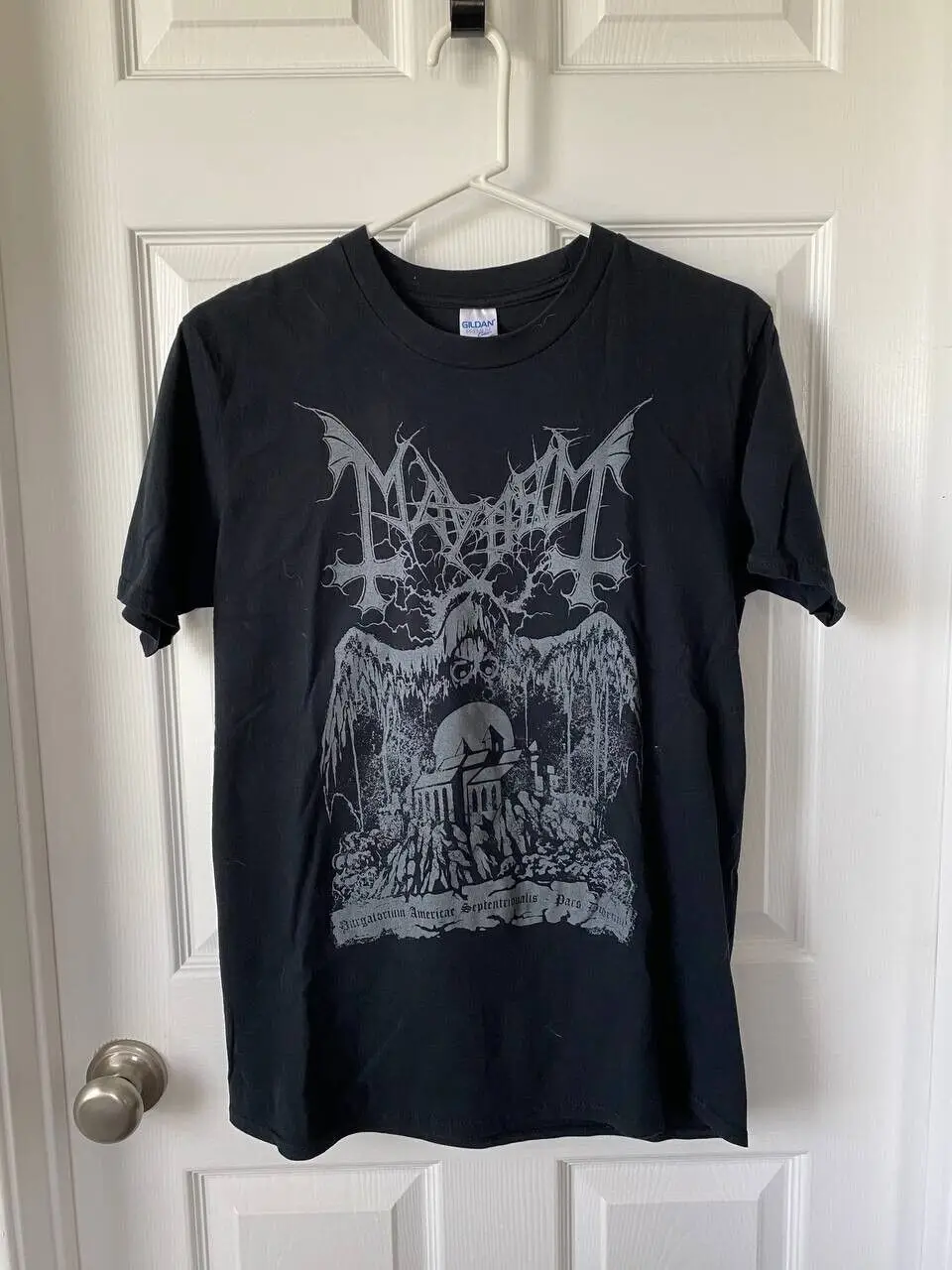 Mayhem 2017 Tour Shirt M Black Metal Immortal Darkthrone Satyricon 1Burzum