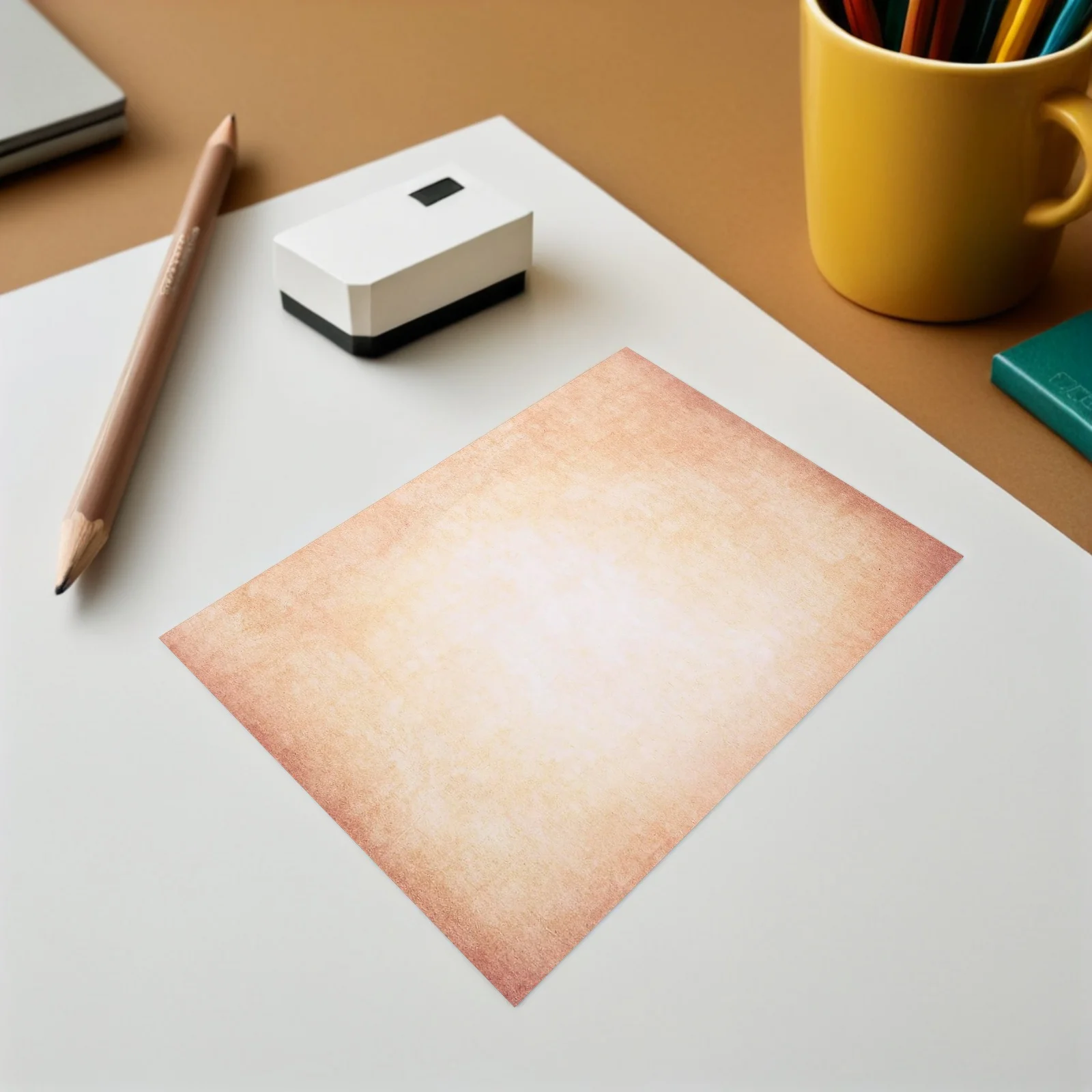 100Pcs Retro Aesthetic Writing Paper Double-Sided Textured Vintage Stationery for Journal Refill Craft Invitations Certificate