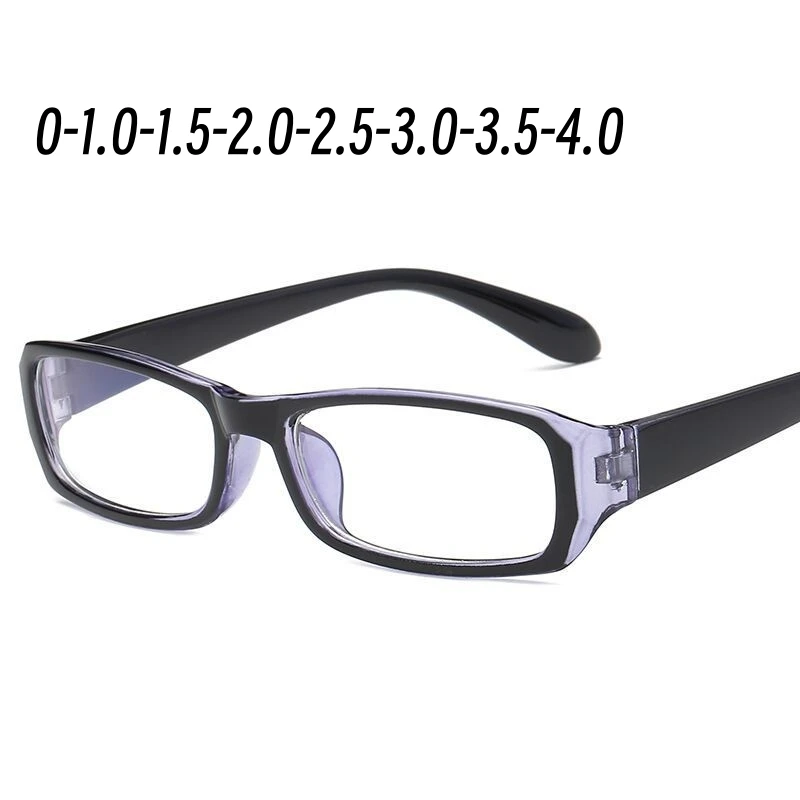 

2023 UV Resistant Computer Myopia Glasses Fashion Men Women Anti Blue Light Short-sighted Egewear 0-1.0-1.5-2.0-2.5-3.0-3.5-4.0