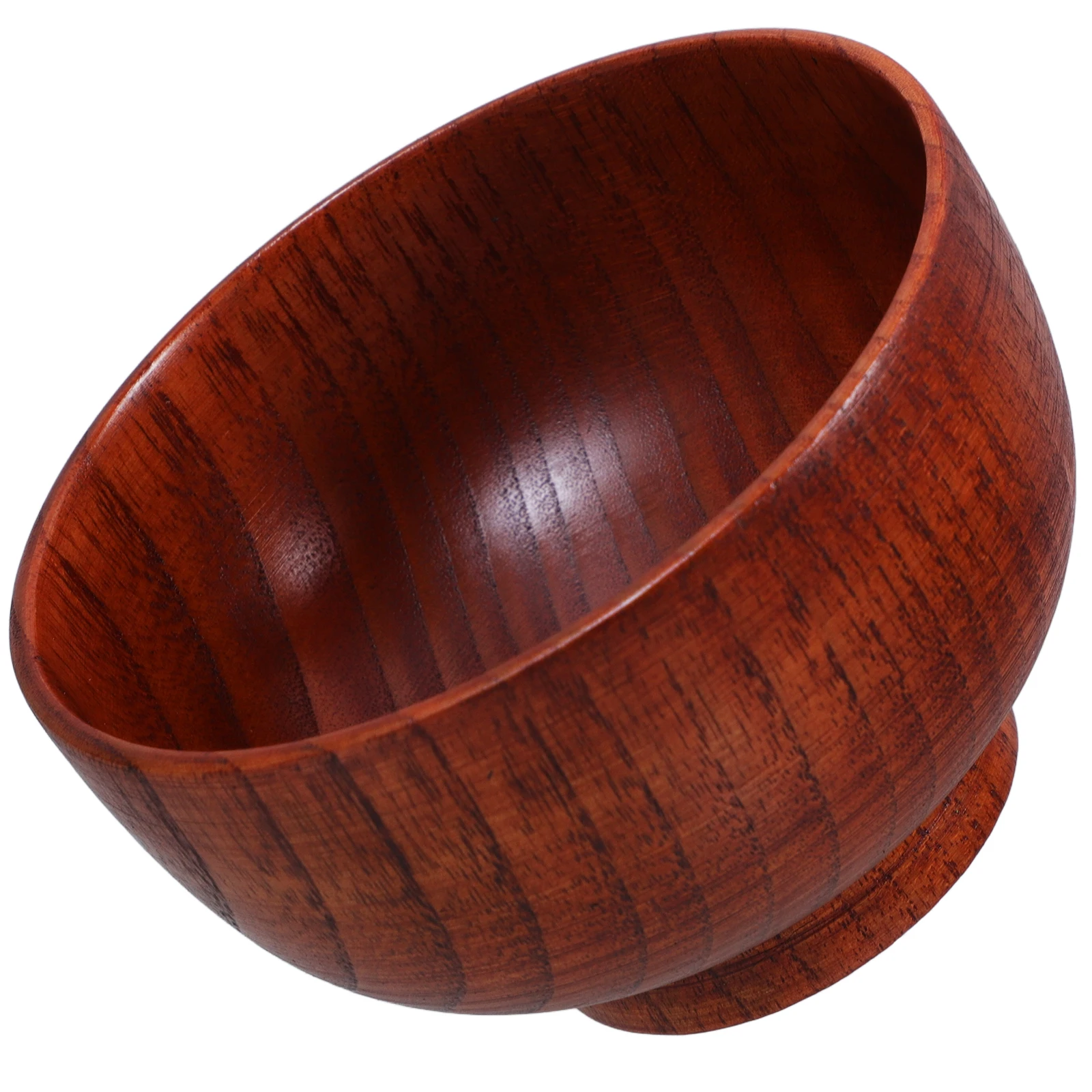 

Wooden Tableware Bowl Salad Creative Fruits Bowl Basin 9X6 5CM Thick Creative Kitchen Utensils Set Dinner Party Use