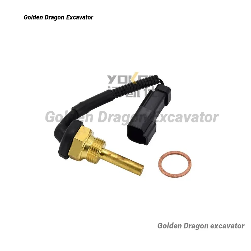 

Engine Water Temperature Sensor Excavator Loader Parts 15153124 11145324 For VOLVO