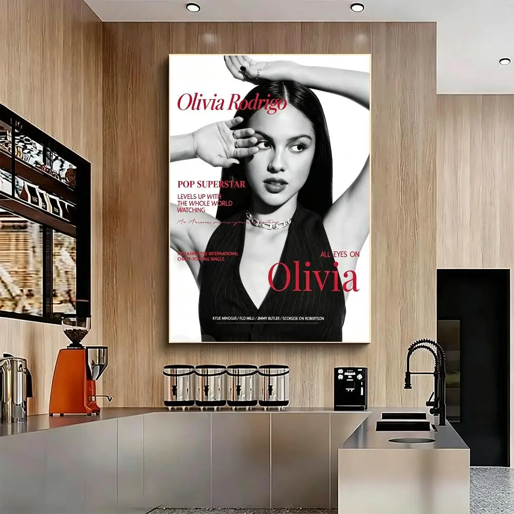 Poster von Olivia Rodrigo, HD-Druck, moderner minimalistischer Stil, Wandkunst, Heimdekoration für Büro, Schlafzimmer, Geschenk – Detail 14