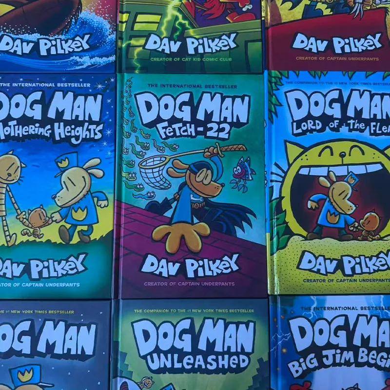 

Random 4 Books Hardcover (Dog Man): Blockbusting Full-Colour Graphic Novel International Author Dav Pilkey