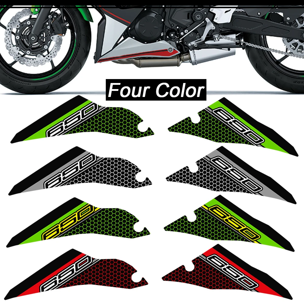 Protector Tank Pad For Kawasaki Ninja 650 2018 2019 2020 2021 Stickers Decal Kit Knee Emblem Badge Logo Fairing Protection