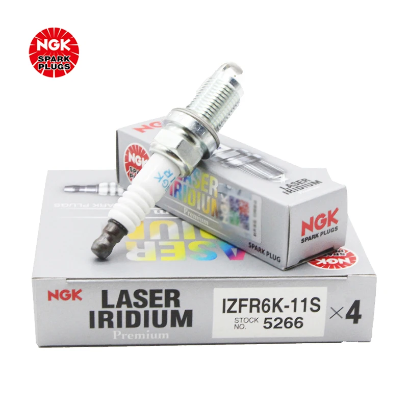 NGK Iridium Platinum Spark plug IZFR6K-11S 5266 is suitable for the Civic Accord CR-V frontal concept（4PCS)