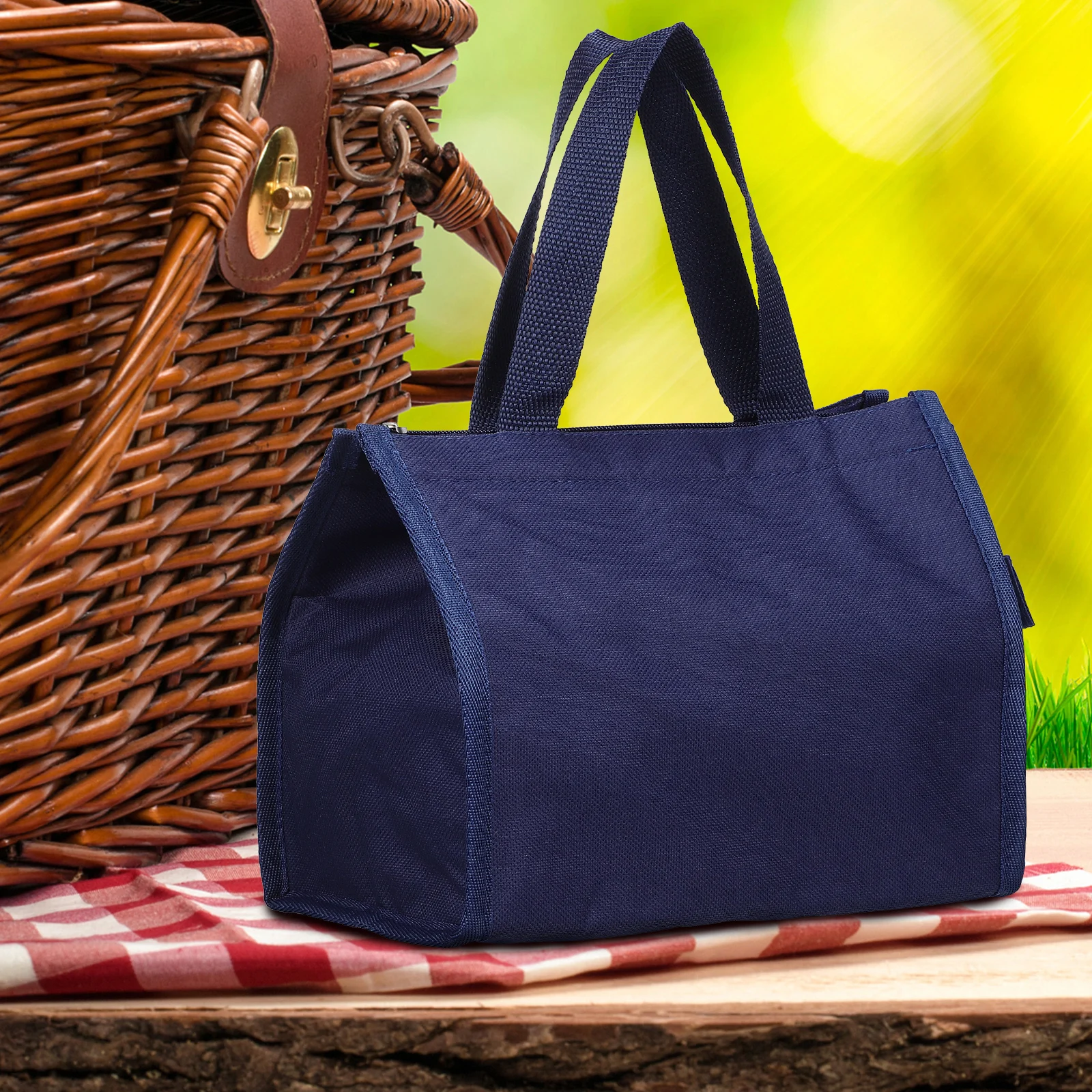 

2 pcs Insulated Bento Bag Lunch Tote Large Capacity Warm Office Picnic Container
