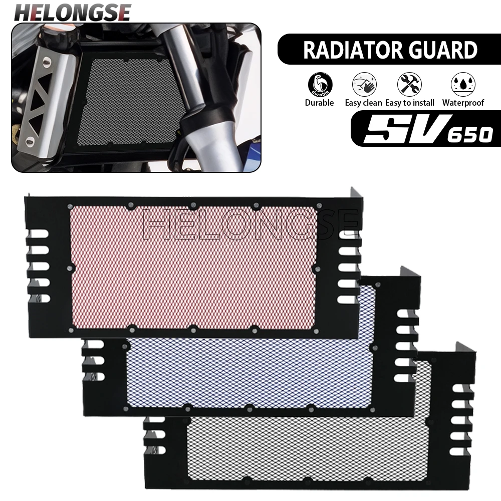 

HELONGSE SV 650 650X Radiator Grille Guard And side Cover Guard Set Protector For SUZUKI SV650X ABS 2018-2024 2025 2026 SV650