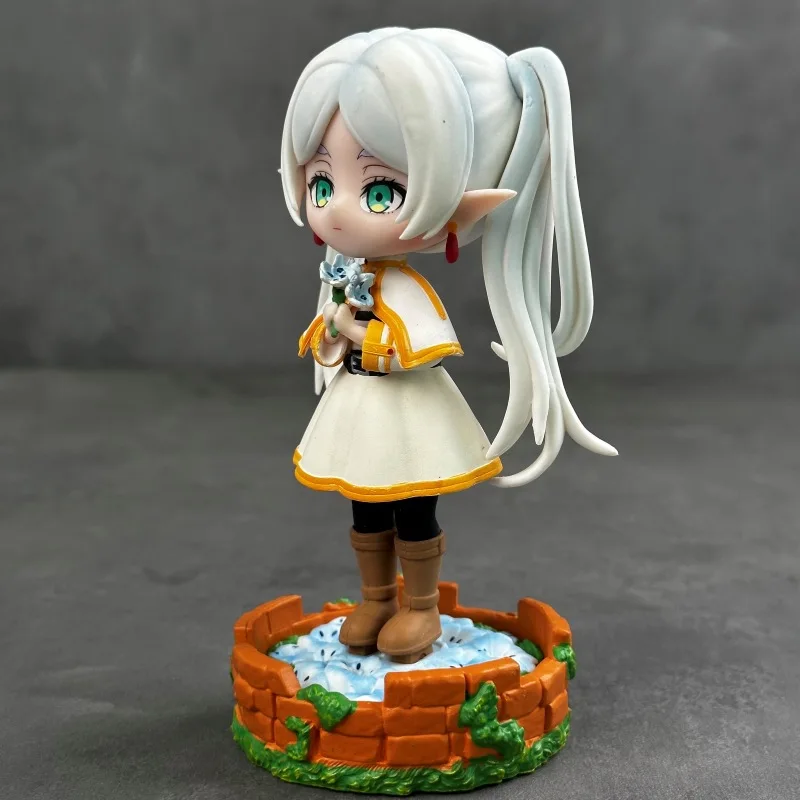 Anime  Frieren: Beyond Journey'S End Q Version Kawaii Figure Action Model Decoration Cartoon Doll Ornament Collection Toys Gift