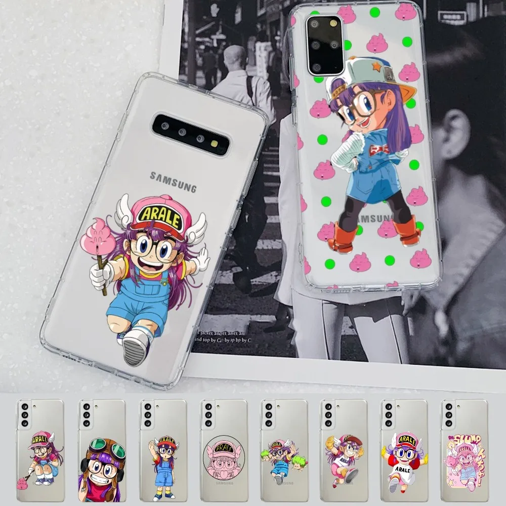 Dr Slump Arale Phone Case for Samsung A12 21 30 31 51 52 70 71 for Redmi8 9 10 for Honor10 70 50 Clear Case