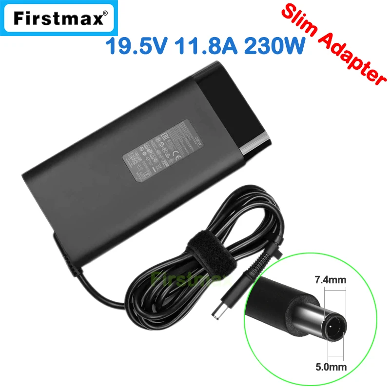 

Genuine Slim charger 19.5V 11.8A 230W for HP laptop adapter ZBook 15 G1 G2 Mobile Workstation power supply TPN-LA10 925141-850