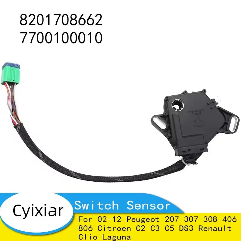 

Transmission Switch Sensor for 02-12 Peugeot 207 307 308 406 806 Citroen C2 C3 C5 DS3 Renault Clio Laguna 1635684480 7700100010