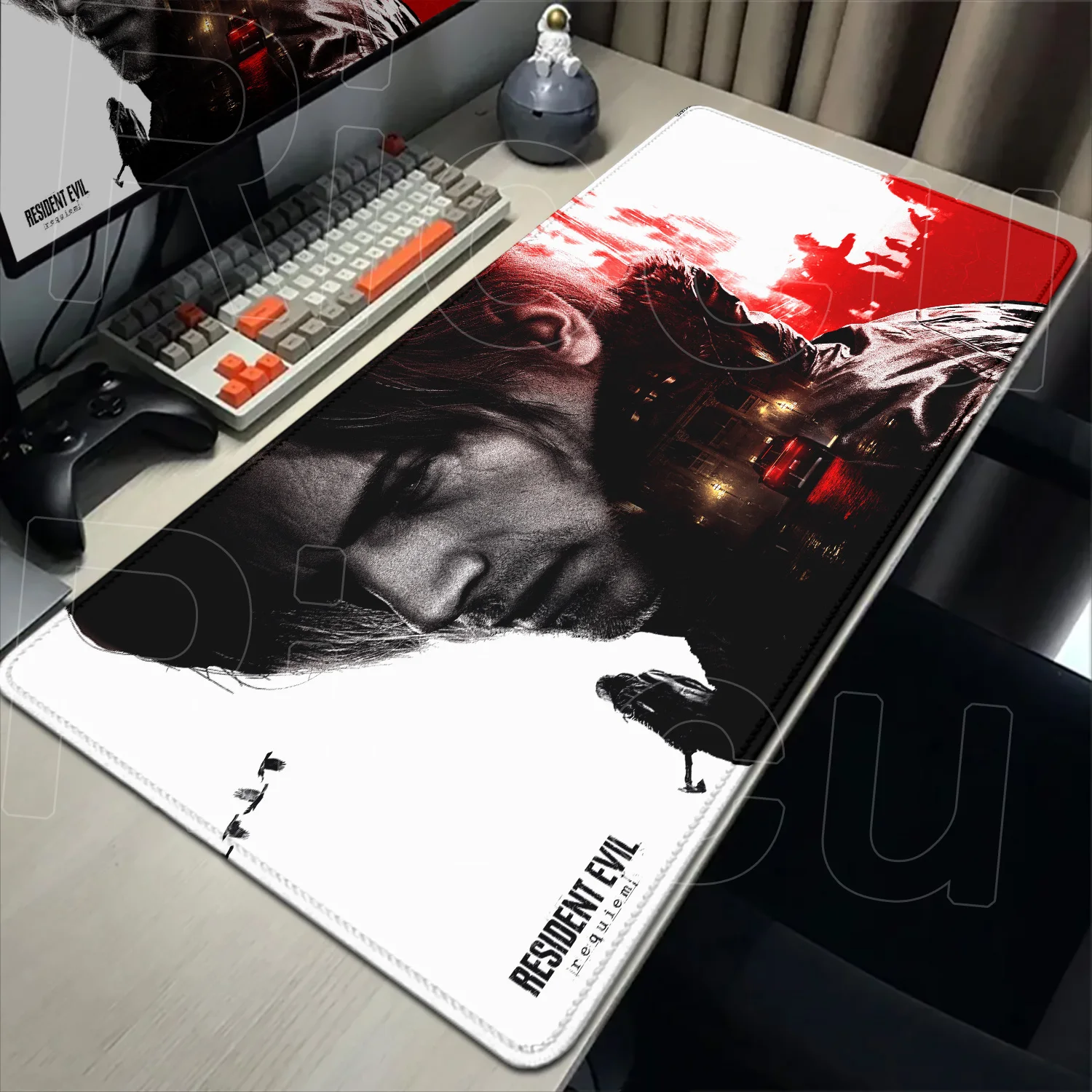 

HD XXL Resident Evil Requiem Mouse Pad Expand Desk Mat Large Non-slip Anti-fray Keyboard Ergonomic Office Rubber PC Accessories