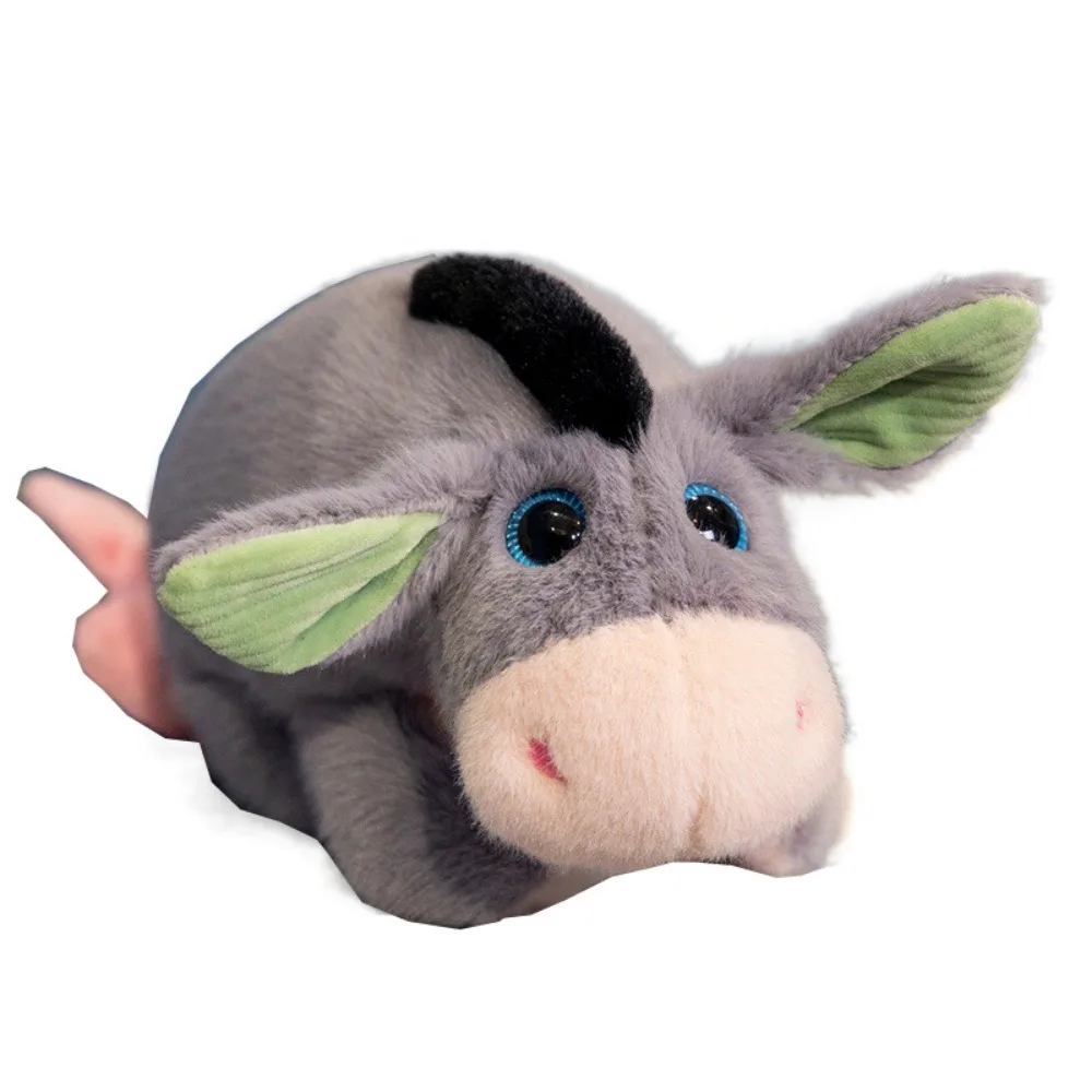 

Creative Realistic Cartoon Donkey Soft Comfortable Simulation Stuffed Animal Handmade Skin-friendly Cute Mule Doll Gifts