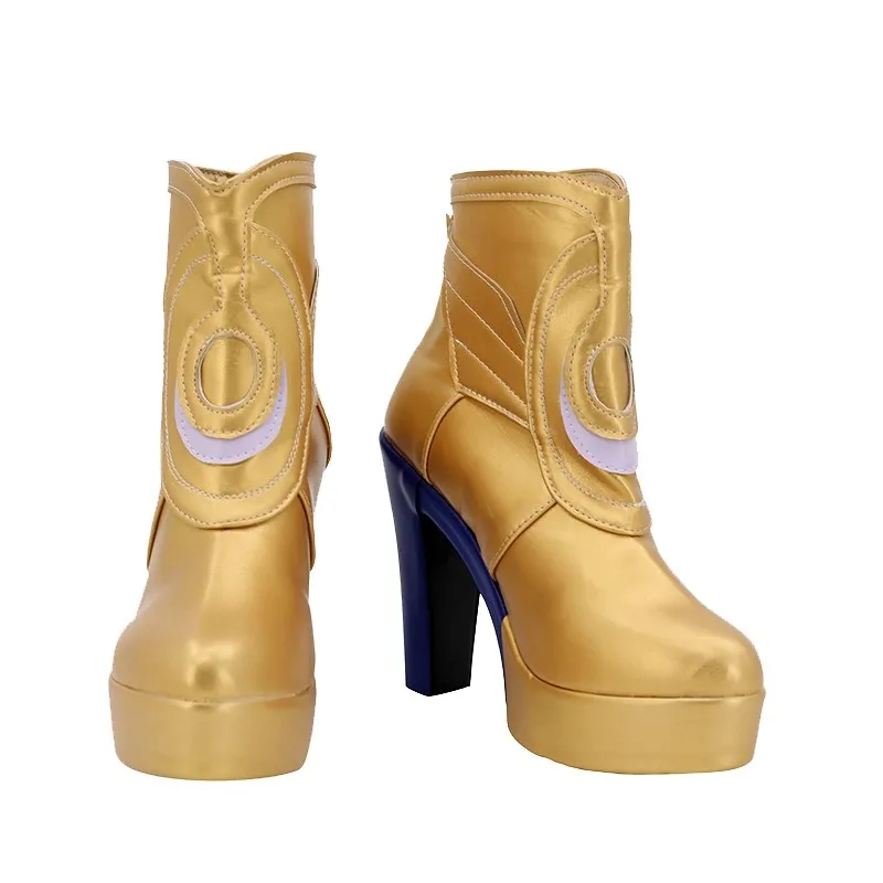 Buty do cosplayu Cipher z gry Honkai Star Rail, botki ze skóry PU, rekwizyt do uniformu, anime, Halloween, karnawał, impreza, dla kobiet i mężczyzn