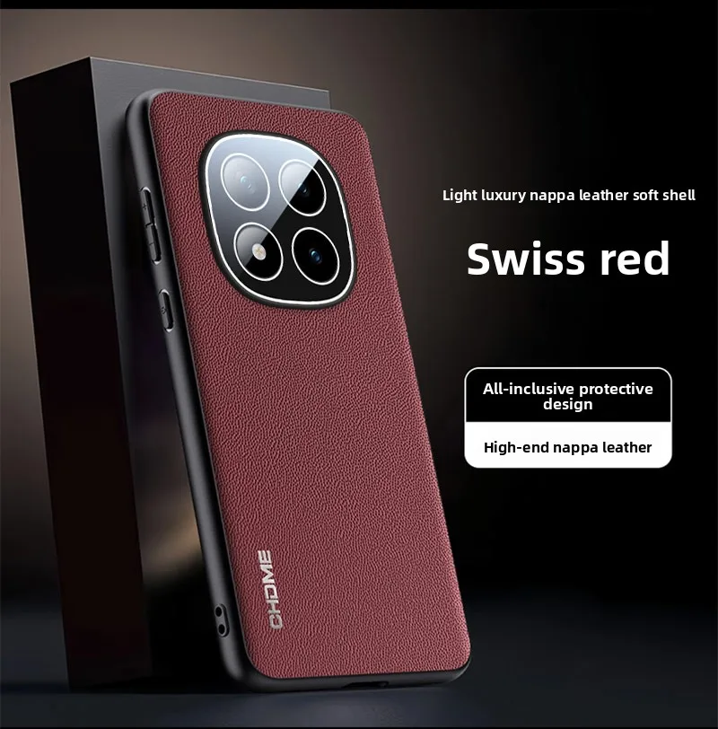 Handyhülle für Xiaomi Redmi Note 14 13 Pro Plus 5G Coque Leder Silikon Weich für Redmi Note 15 Pro+ Kameraschutz-Cover – Detail 13