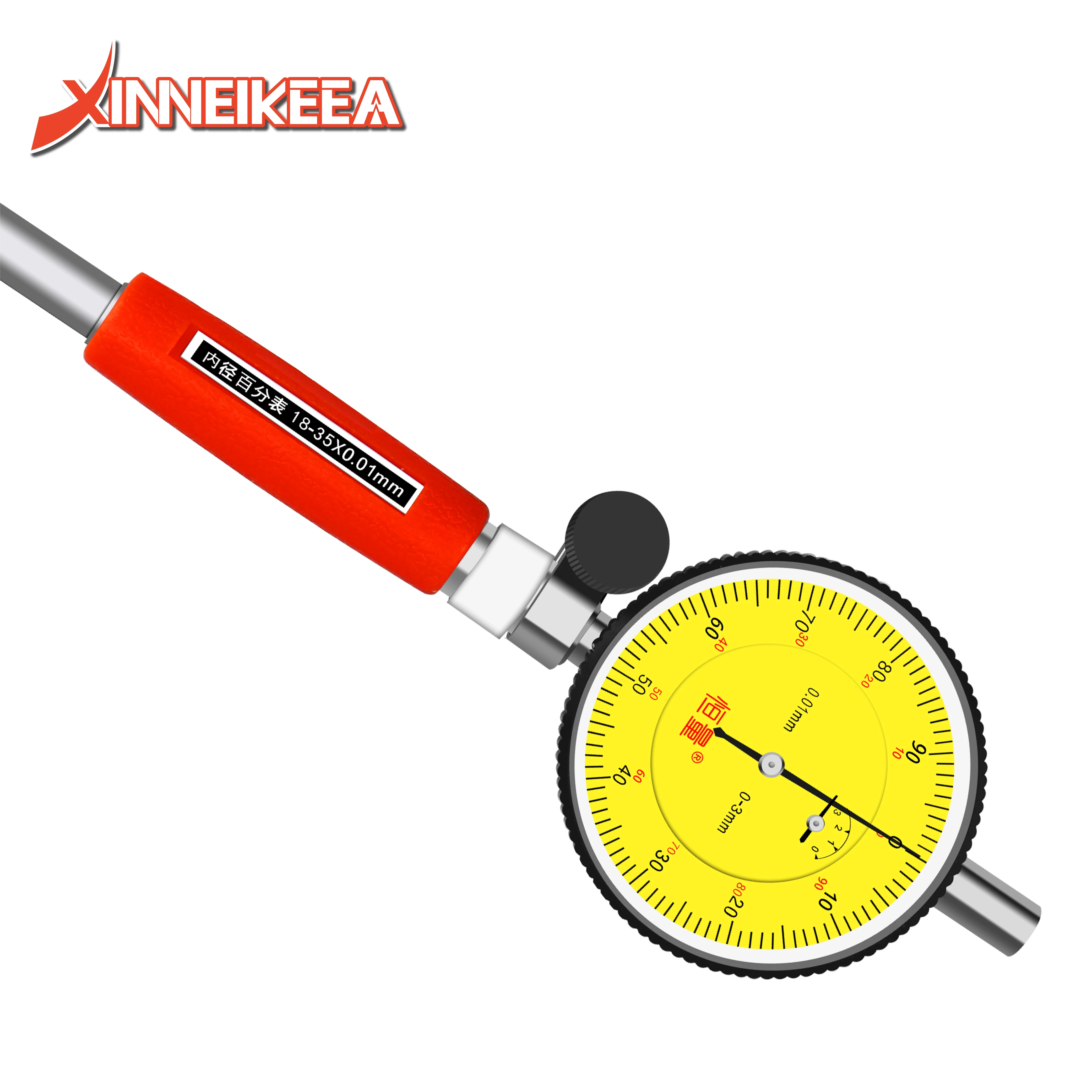 10-18 18-35 35-50 50-160mm High Precision Inner Diameter Dial Indicator Measuring Cylinder Gauge Inner Diameter Gauge 0.01mm