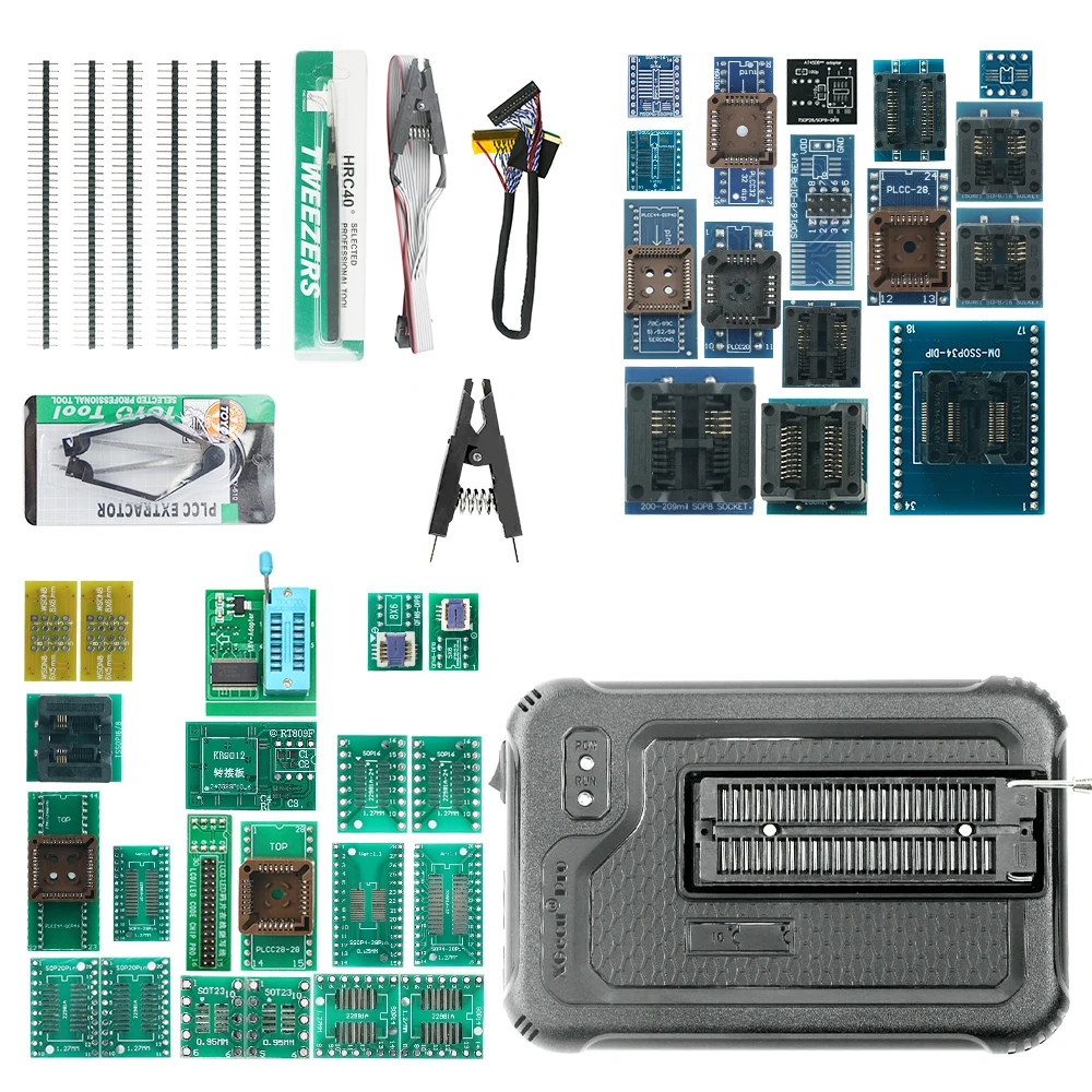 Imagem -03 - Xgecu-programador Original T48 Tl8663g 42 Peças Suporte 34000 Mais para Spi ni Flash Emmc Bga Top Sop Plcc