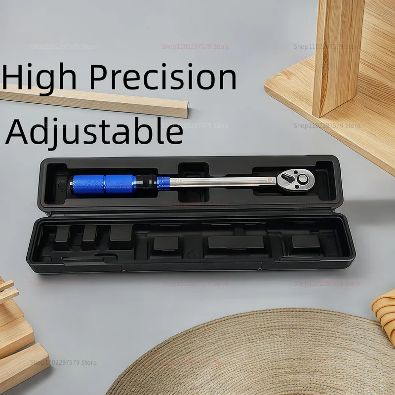 10-60Nm مفتاح العزم 3/8 بوصة مربع محرك عالية الدقة دراجة السيارات عزم الدوران أداة ± 3% قابل للتعديل القوة المهنية