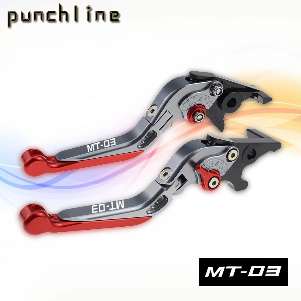 

Fit For MT-03 2005-2014 MT03 MT 03 2006 Motorcycle CNC Accessories Folding Extendable Brake Clutch Levers Adjustable Handle Set