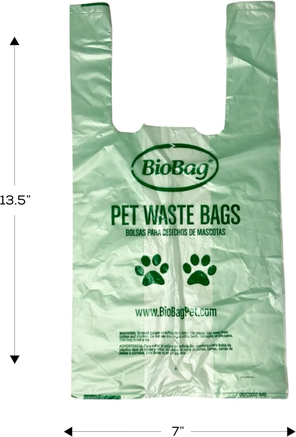Premium Pet Waste Bags with Handles, Standard Size, 150 Count, for All Dog Breeds - view 2