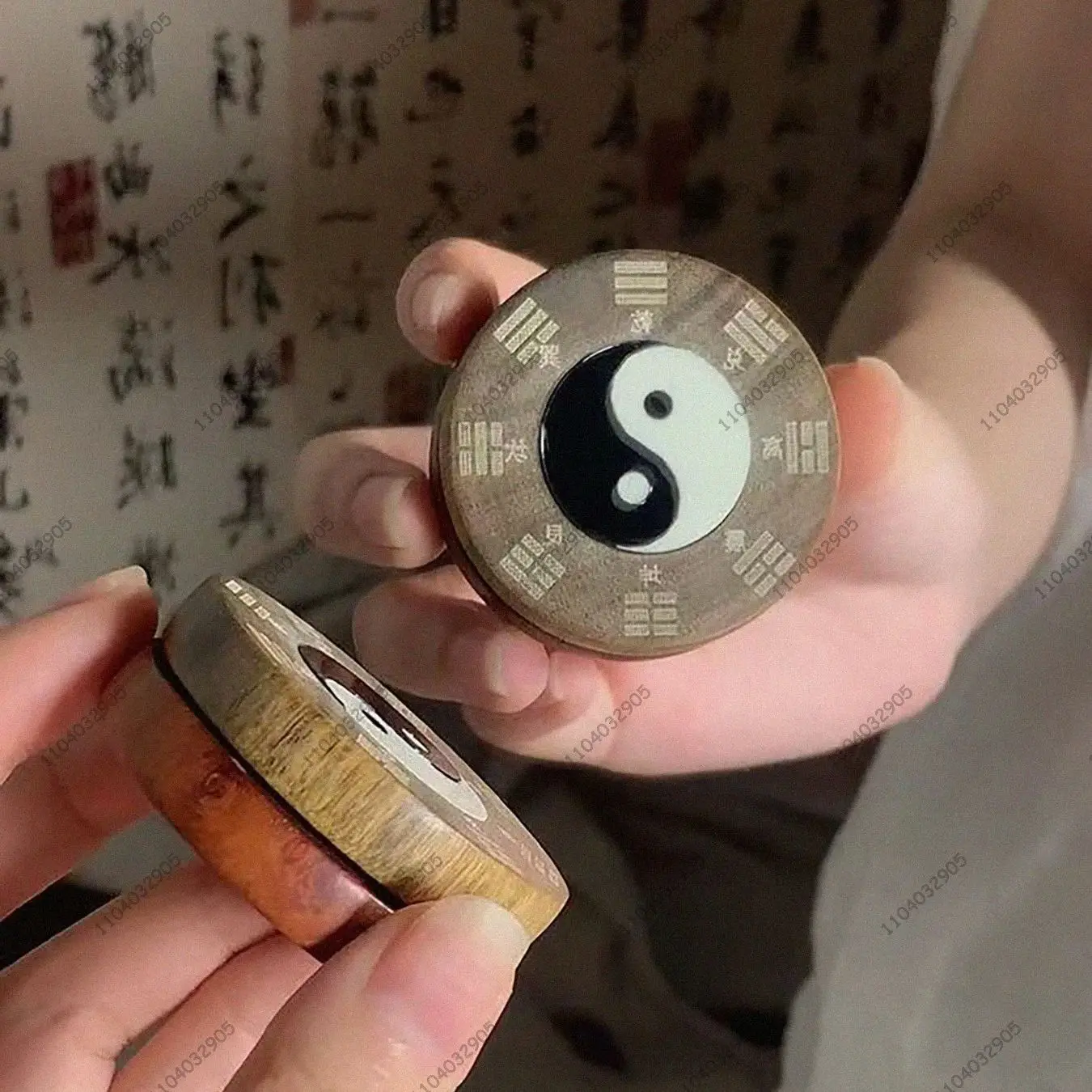 EDC Yin-Yang Fidget Spinner Taichi-Bagua le rotateur à huit diagrammes Fidget Gear Gadget soulagement du Stress jouet Anti-anxiété pour adultes